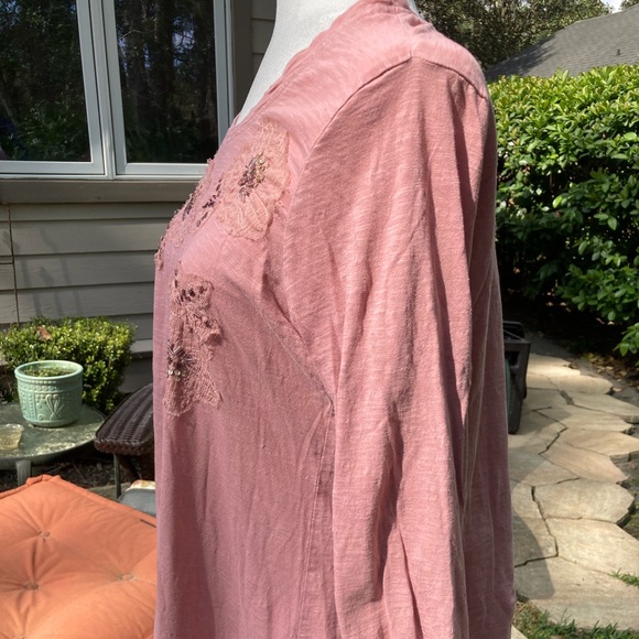 LOGO pink top with appliqué - large - Picture 7 of 9